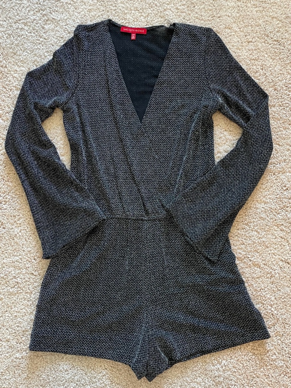 Saks Fifth Avenue Knit Long-Sleeve Romper